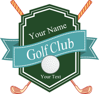 golfclub-logotypes-various-colored-shapes-isolation-424562