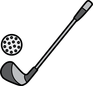 golficon-sets-flat-symbols-sketch-736406