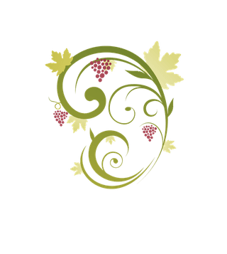 grapebunch-pattern-abstract-floral-vine-grape-ornament-vector-469705
