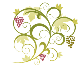 grapebunch-pattern-abstract-floral-vine-grape-ornament-vector-244717