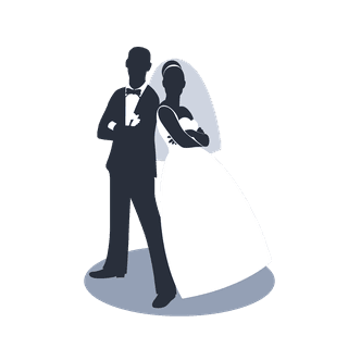 graywedding-couples-silhouettes-23886