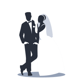 graywedding-couples-silhouettes-26673