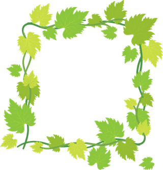greenand-purple-poison-ivy-leaf-vine-collection-with-flat-vector-style-illustration-409938