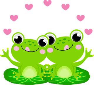 greenfrog-couple-set-of-cute-couple-frogs-in-love-600773