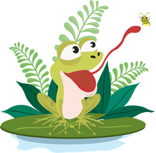 greenfrog-frogs-icons-collection-funny-cartoon-design-278905