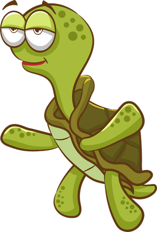 greenturtle-set-of-cartoon-turtles-isolated-on-white-background-943749