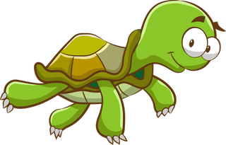 greenturtle-set-of-cartoon-turtles-isolated-on-white-background-322802