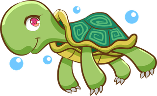 greenturtle-set-of-cartoon-turtles-isolated-on-white-background-57435