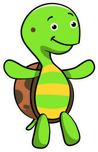 greenturtle-turtle-cartoon-set-vector-design-of-animal-action-233219