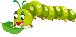 greenworm-green-caterpillar-character-in-different-actions-illustration-905742