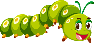 greenworm-green-caterpillar-character-in-different-actions-illustration-889854
