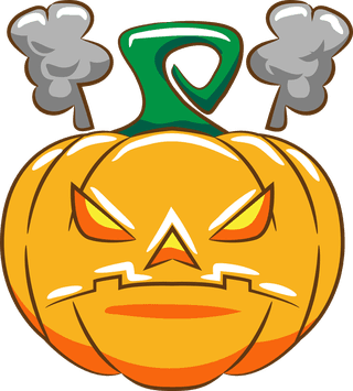 halloweenset-of-silly-and-scary-halloween-jack-o-lantern-pumpkins-isolated-on-white-585425
