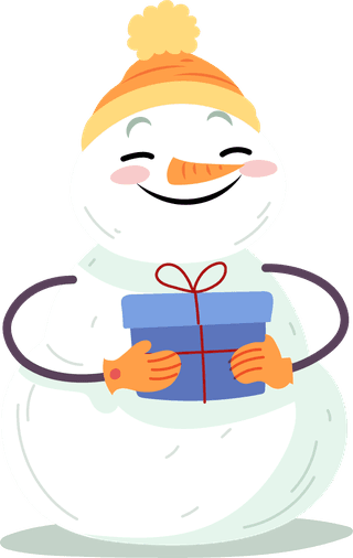 handdrawn-snowman-character-collection-627994