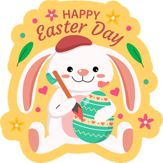 happybirthday-lettering-and-rabbit-cute-easter-rabbit-stickers-71960
