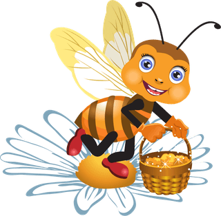 hardworkingbee-insect-vector-cute-cartoon-183124