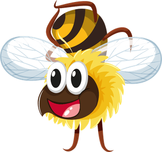 hardworkingbee-set-insect-sticker-324882