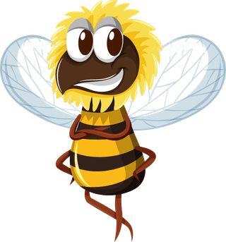 hardworkingbee-set-insect-sticker-674972