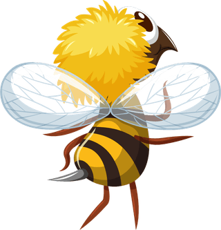 hardworkingbee-set-insect-sticker-824364