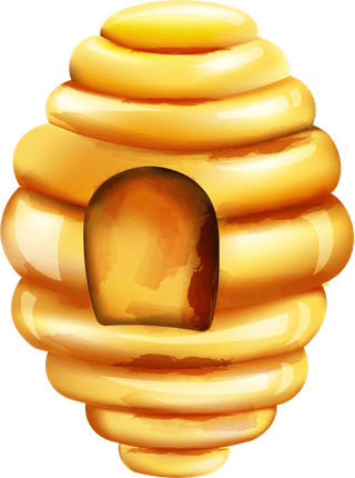 hivehoney-watercolor-set-with-jar-dipper-bees-honeycomb-house-bucket-99037