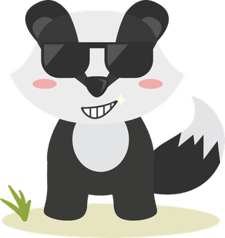 honeybadger-cartoon-honey-badger-emoticon-in-different-expression-collection-926566