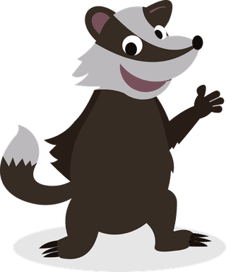 honeybadger-funny-honey-badger-pose-character-762787