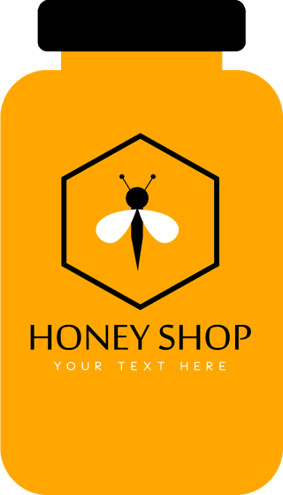 honeyshop-identity-black-yellow-bee-icon-404590