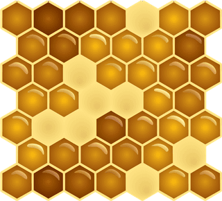 honeycombbee-honey-honeycomb-vector-543168