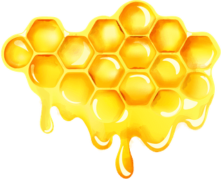 honeycombcake-honey-watercolor-set-with-jar-dipper-bees-honeycomb-house-bucket-125253