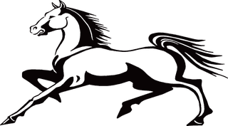 horseblack-and-white-horse-clip-art-pictures-155230