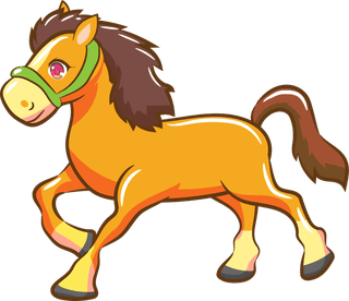 horsehorses-and-donkeys-in-different-poses-illustration-163078
