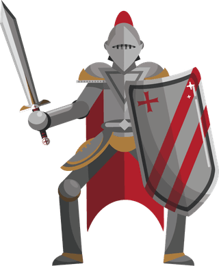 horsemanknight-design-elements-sword-shield-horse-armor-icons-655374