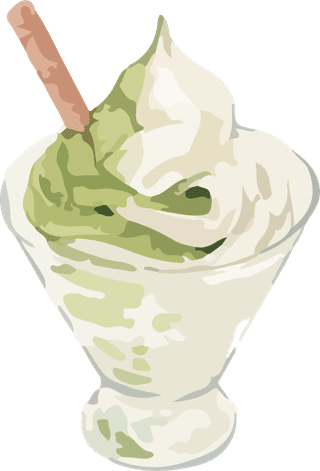 icecream-cake-sweets-matcha-vector-302458
