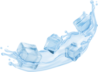 icecubes-with-water-splashes-vector-illustration-451846