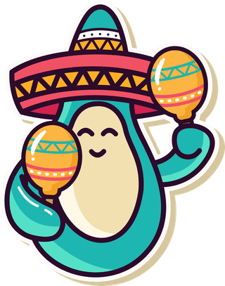 iconcinco-de-mayo-doodles-character-collection-380807
