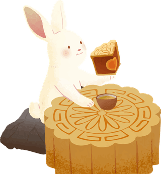 illustrationtwo-rabbits-picnicking-under-romantic-moonlight-744955