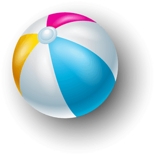 illustrationwith-colorful-beach-ball-collection-isolated-transparent-427369