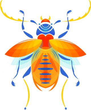 insectsspecies-icons-colorful-flat-sketch-662900