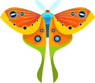 insectsspecies-icons-colorful-flat-sketch-18310