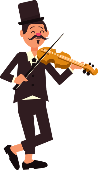 instrumentusers-music-background-bandsman-acoustic-icons-cartoon-characters-409288