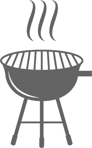 isolatedbarbecue-element-bbq-gray-barbecue-icon-513878