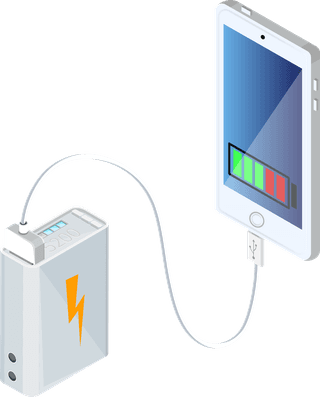 isometricchargers-modern-devices-with-power-bank-plugs-laptop-737385