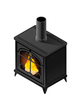 isometricdifference-type-of-fireplace-illustration-275770