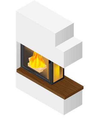 isometricdifference-type-of-fireplace-illustration-272315