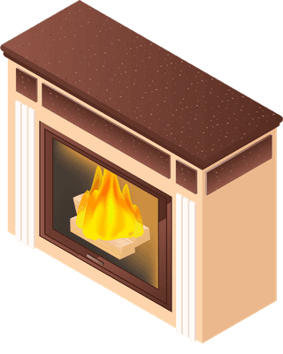 isometricdifference-type-of-fireplace-illustration-283692