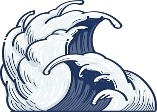 darkblue-japanese-wave-doodle-84236