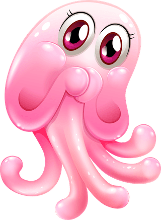 jellyfishthe-six-free-swimming-creatures-on-a-white-background-942488
