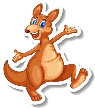 kangarooset-of-cute-animals-illustration-625361
