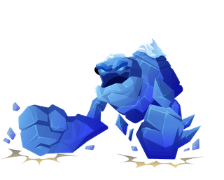 kickerice-golem-character-different-poses-819473
