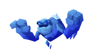 kickerice-golem-character-different-poses-66862