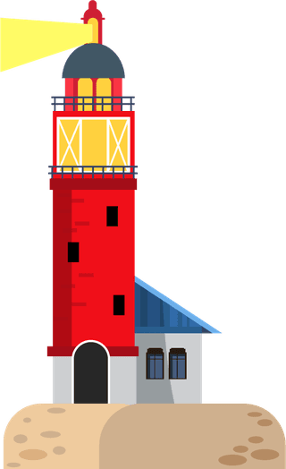 lighthousetowers-guiding-light-houses-buildings-searchlight-towers-illustration-507204